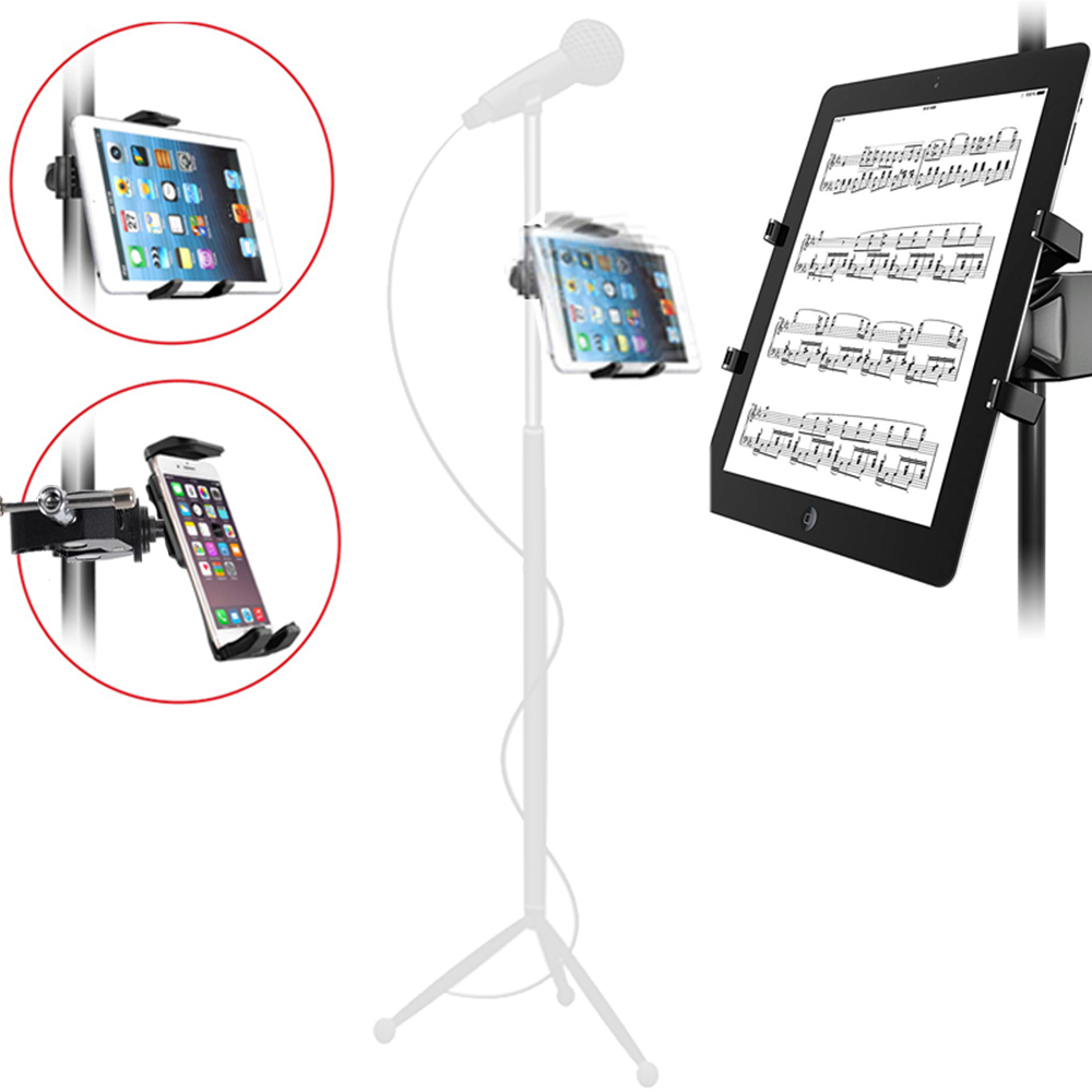 Tablet Car Mount - Universal Tablet Desktop Mic Holder For