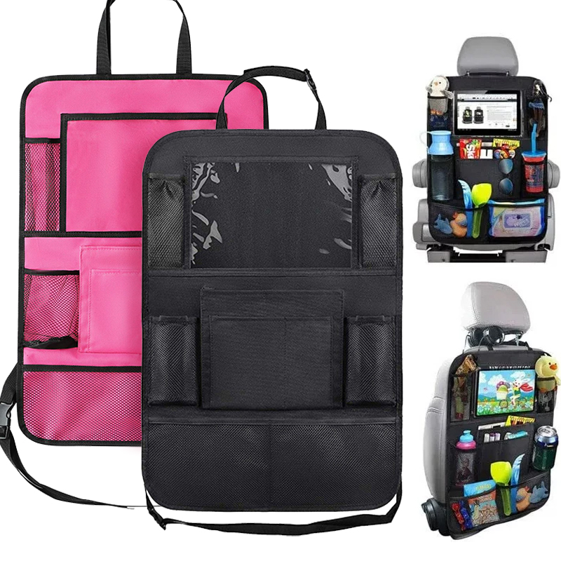 Tablet And Accessories Bag - 1pc Car Backseat Organizer with Touch