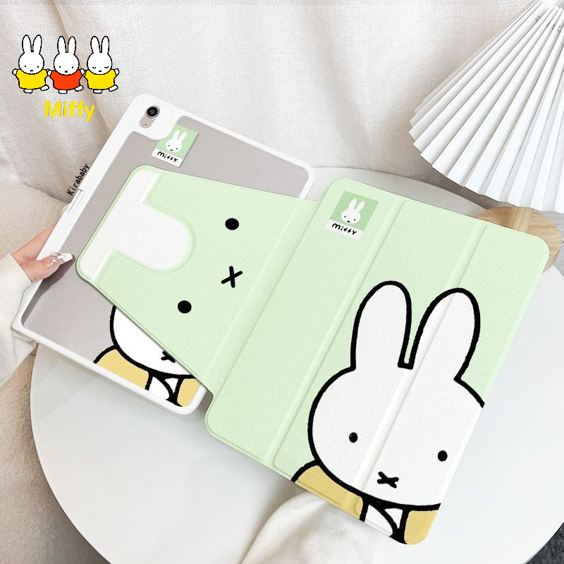 Cool Tablet Accessories - Kawaii Miffy Tablet Case with 720°