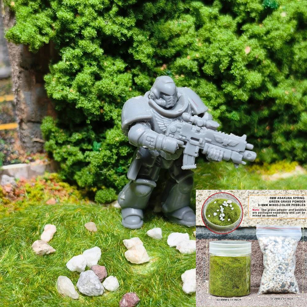 Tablet Accessories Kit - Miniature Basing Kit Static Grass&Gravel Terrain