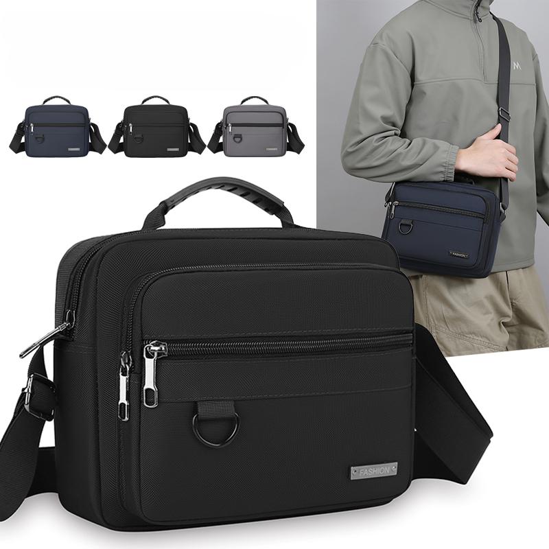 Tablet Shoulder Bag - Men's Anti-Theft Business Shoulder Bag -