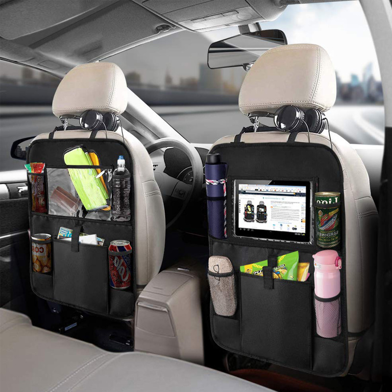 Tablet Accessories Must Have - Car Backseat Organizer with Touch Screen
