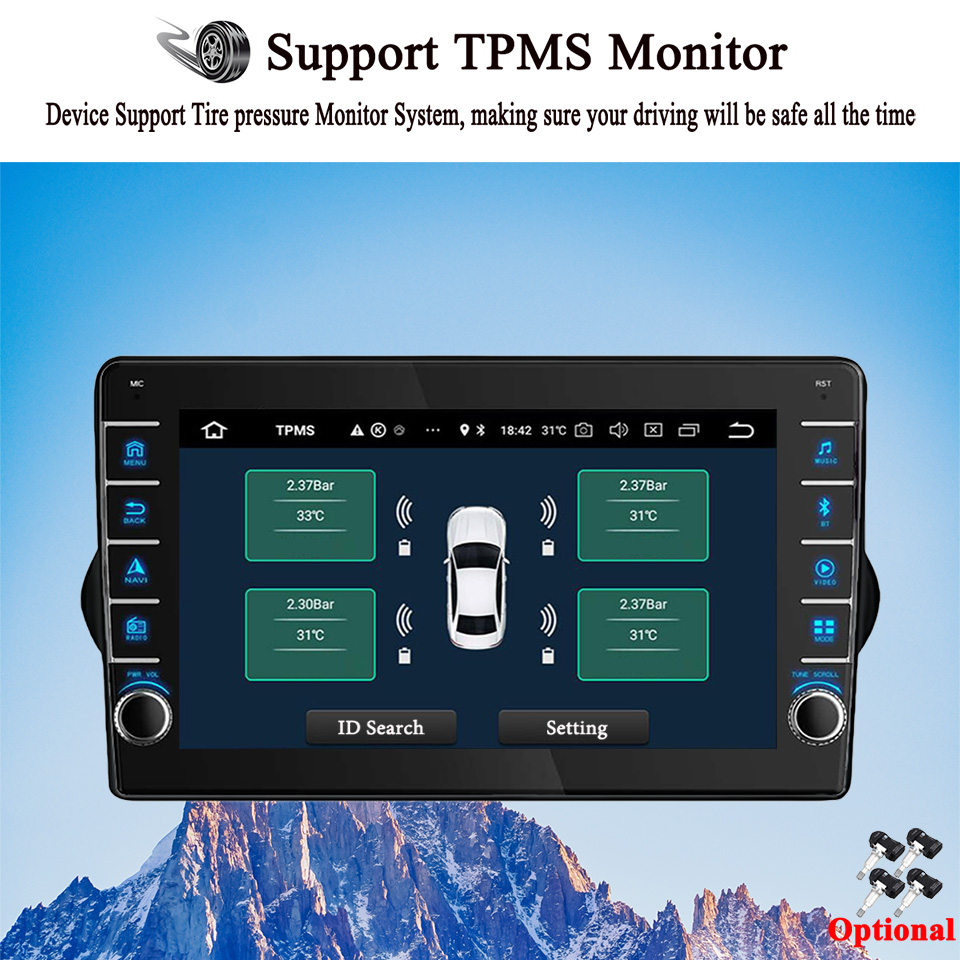 Tablet Danish Mobile & Accessories - 8G 128G Android 14 Carplay Auto