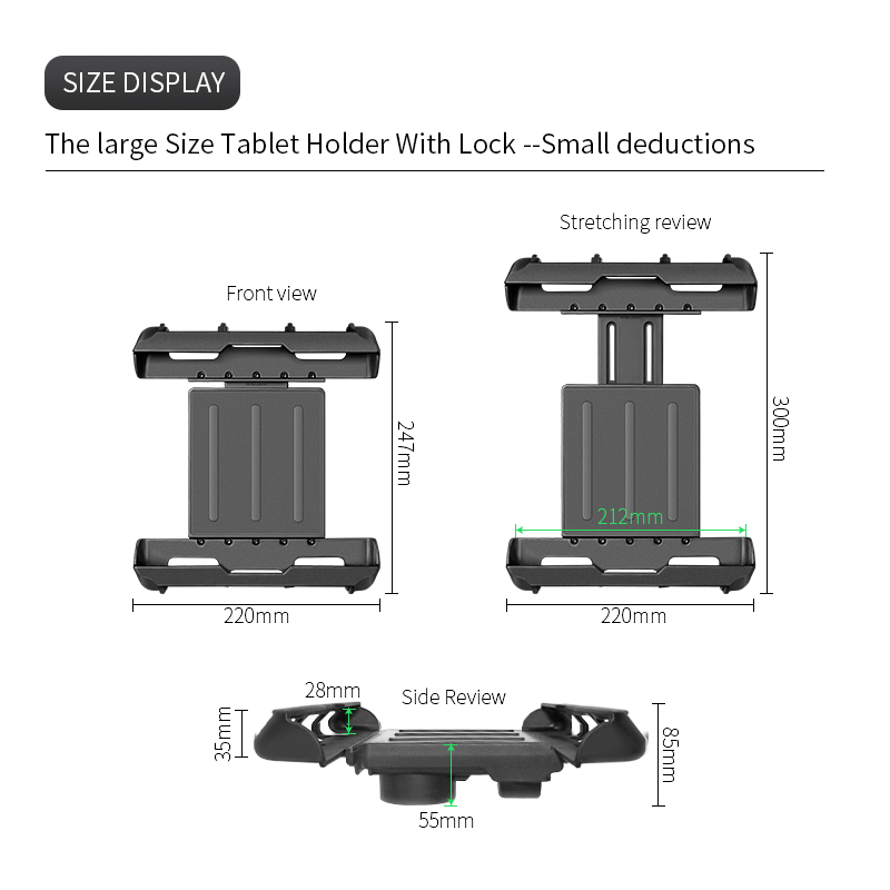Universal Anti-theft Tablet PC - Tablet Car Mount ulasan dan harga