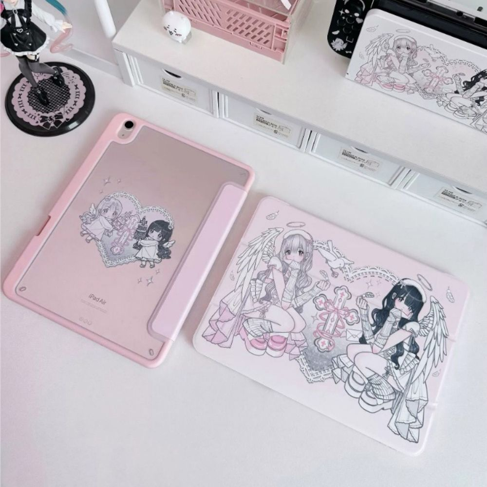 Anime Angel Girl Pink Y2K Tabl - Cool Tablet Accessories ulasan dan harga