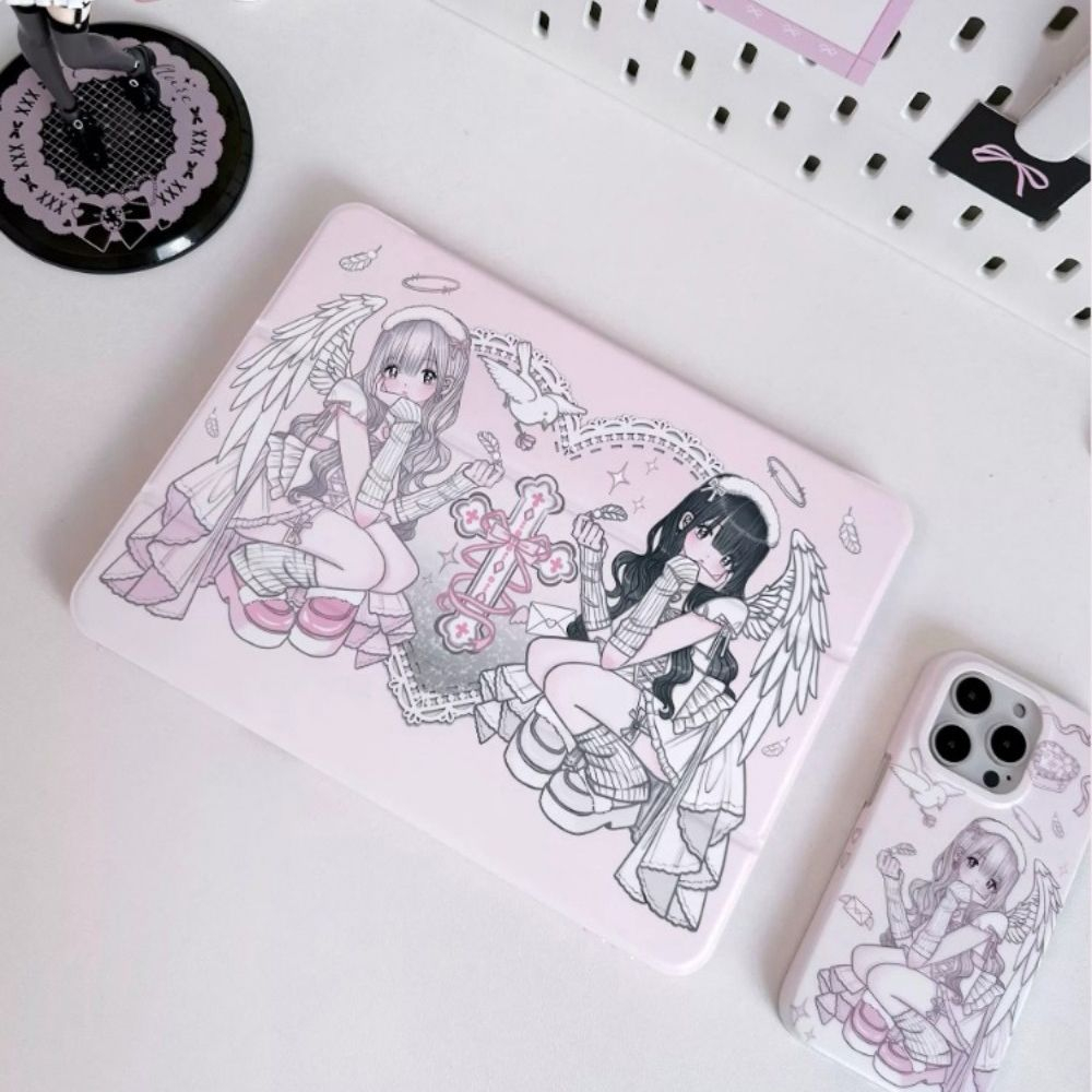 Anime Angel Girl Pink Y2K Tabl - Cool Tablet Accessories ulasan dan harga