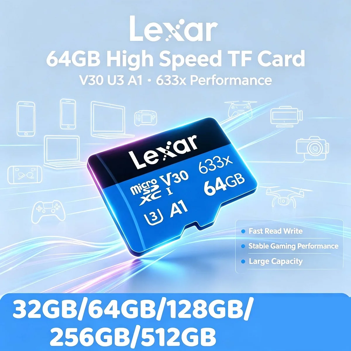 Original Lexar 633x Micro SD C - Microsd Card Tablet ulasan dan harga