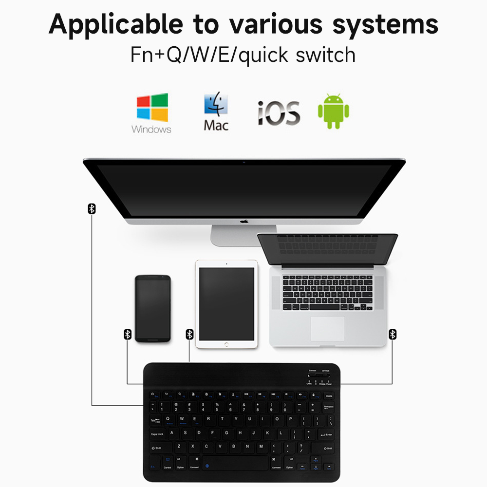 Bluetooth Keyboard for IOS And - Tablet Accessories For Samsung ulasan dan harga