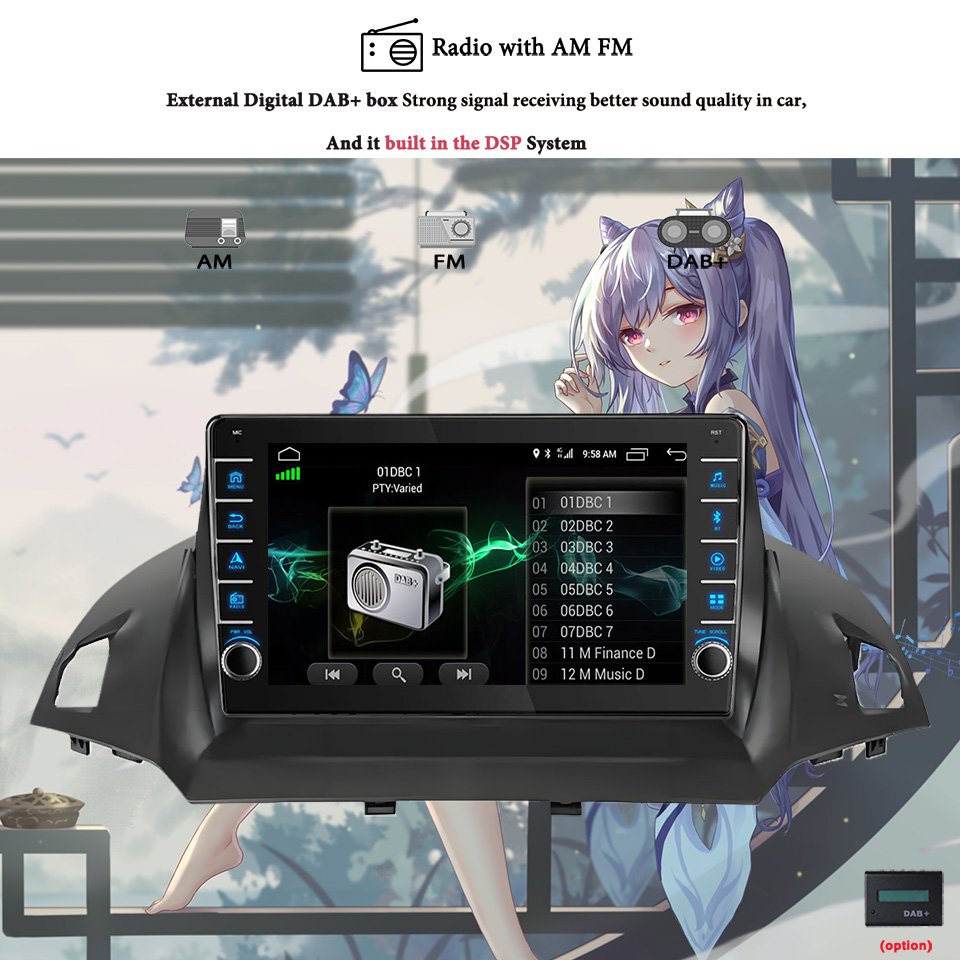 8G+128G Android 14 For Ford Ku - Tablet Danish Mobile & Accessories ulasan dan harga