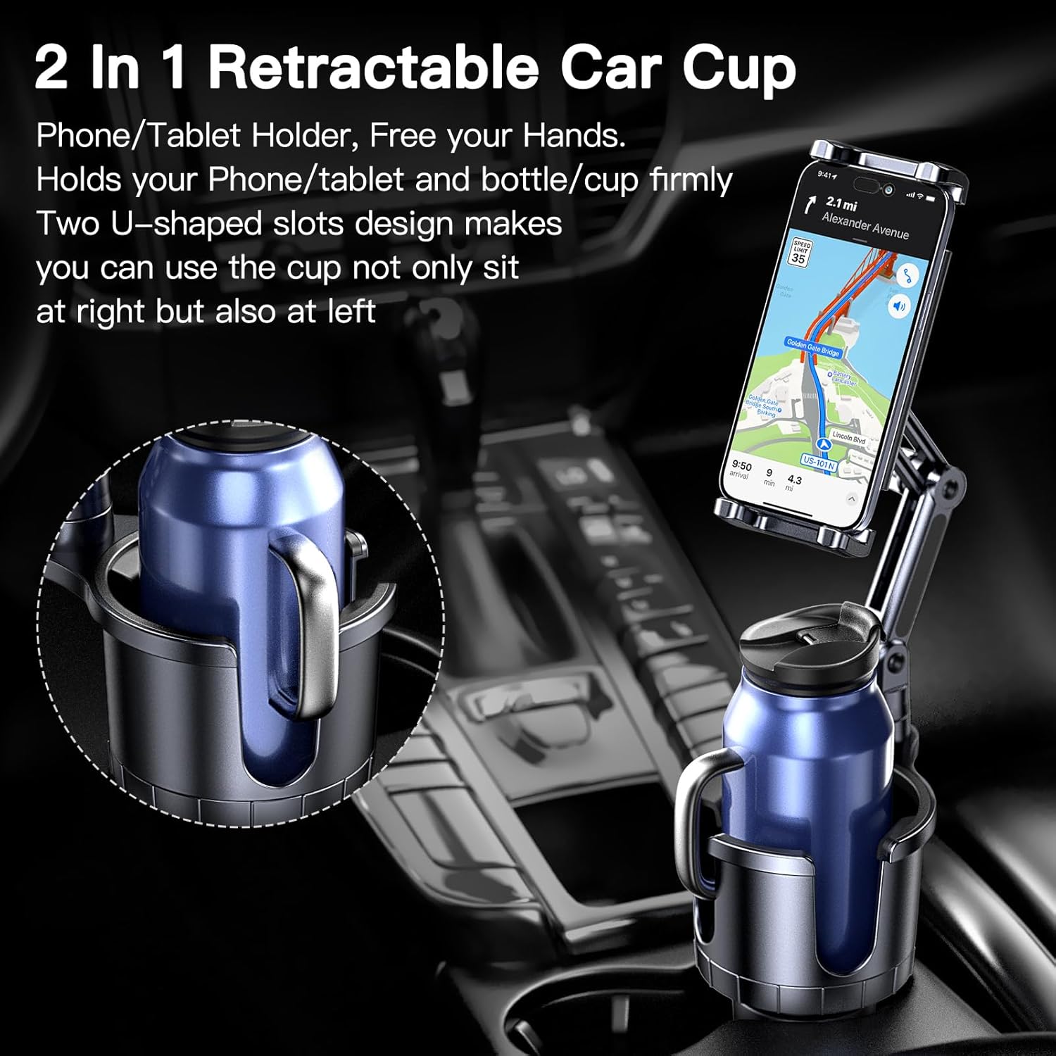 Cup Holder Phone Tablet Mount, - Tablet Car Mount ulasan dan harga