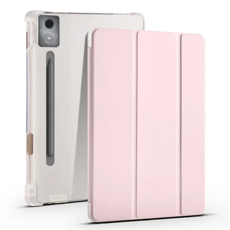 Trifold PU Leather Soft Back S - Lenovo Tablet P12 Accessories ulasan dan harga