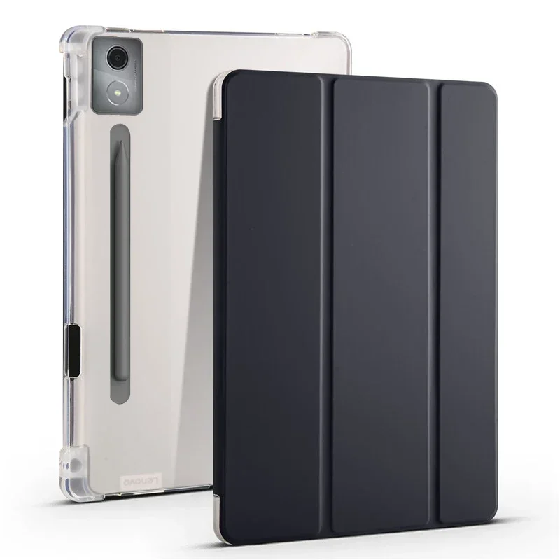 Trifold PU Leather Soft Back S - Lenovo Tablet P12 Accessories ulasan dan harga