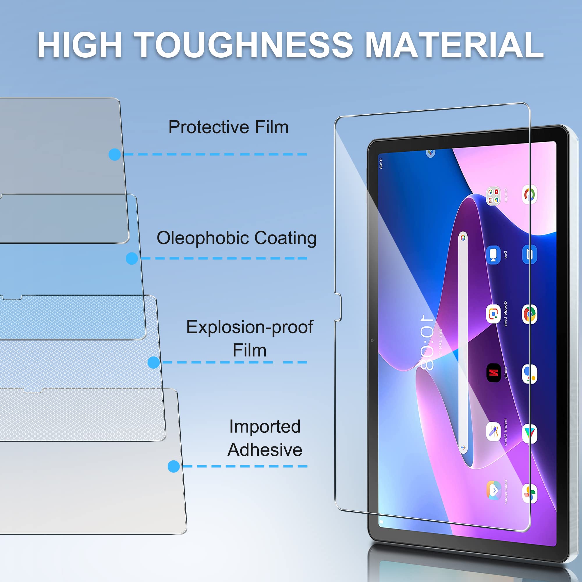 2Pcs Tempered Glass film for O - Oukitel Tablet Accessories ulasan dan harga