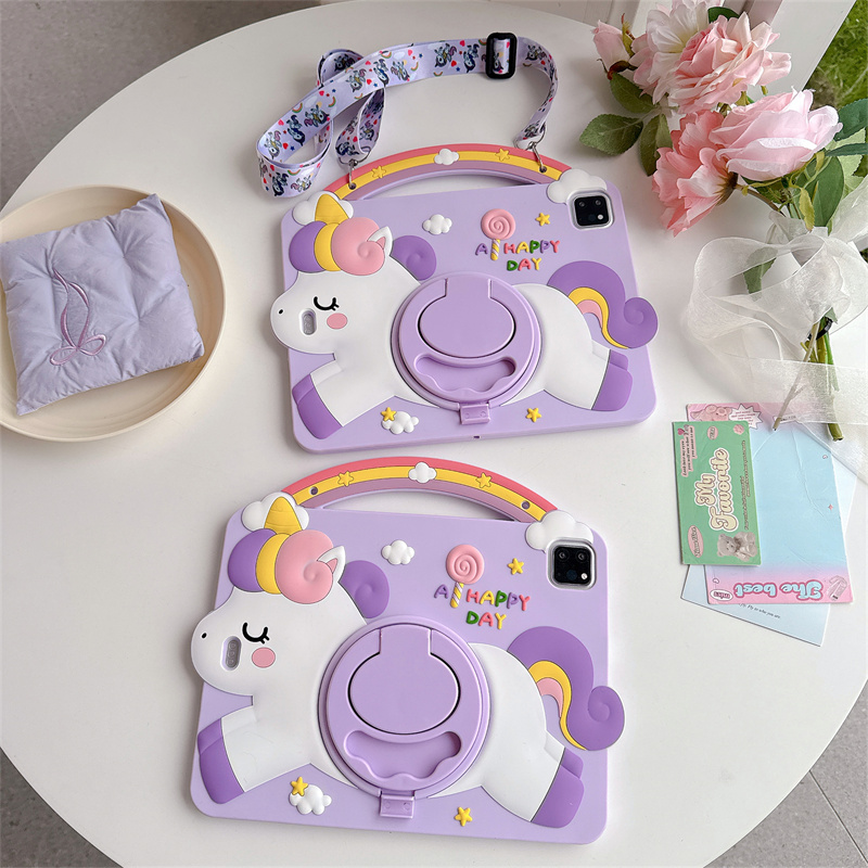 Cartoon Unicorn Kids Stand Tab - Remarkable Tablet Accessories ulasan dan harga