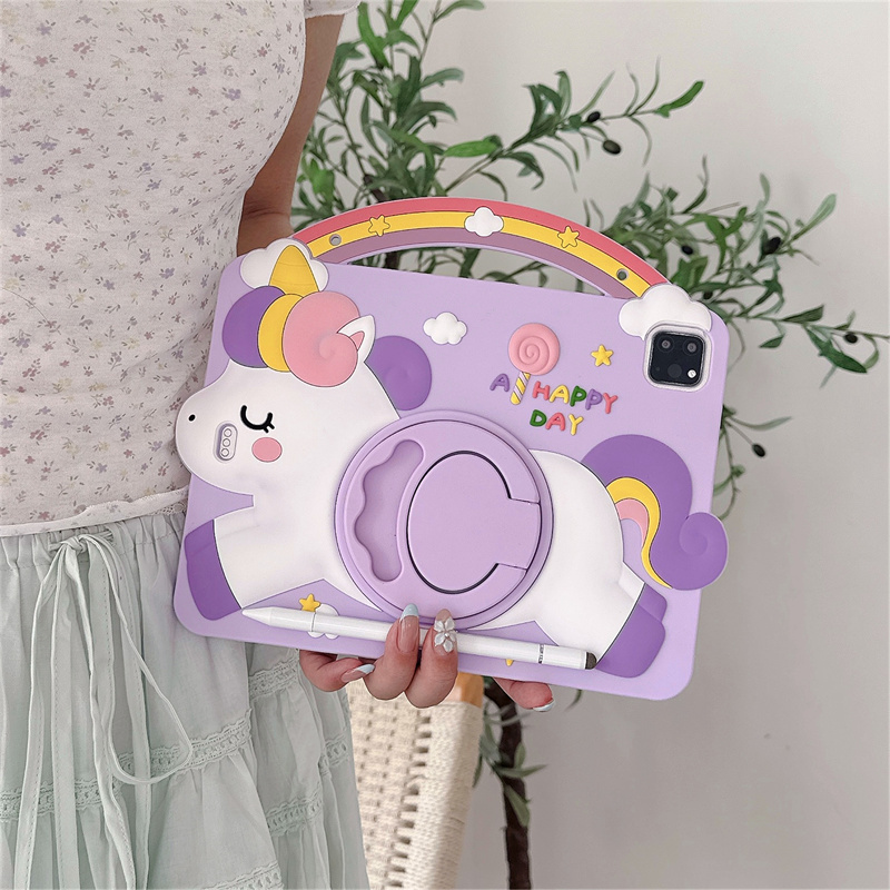 Cartoon Unicorn Kids Stand Tab - Remarkable Tablet Accessories ulasan dan harga