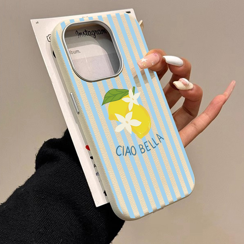Lemon Striped Retro Design Sui - Samsung Galaxy A55 ulasan dan harga