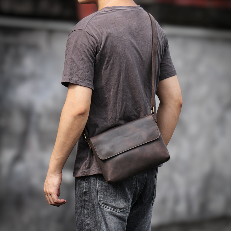 GURO Vintage Genuine Leather S - Tablet Shoulder Bag ulasan dan harga