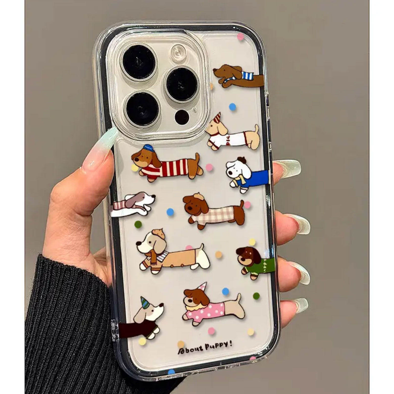 Cute Polka Dot Sausage Dog 2in - Samsung Galaxy A55 ulasan dan harga