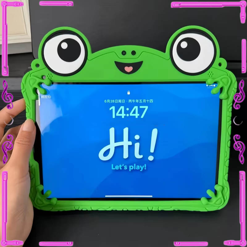 New Spot Cartoon Big Eyes Frog - Cool Tablet Accessories ulasan dan harga