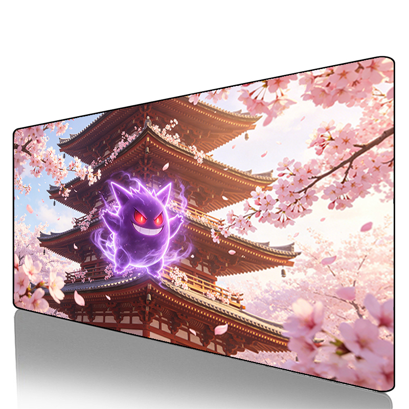 Mouse Pad Gengar Sakura Pagoda - Cool Tablet Accessories ulasan dan harga