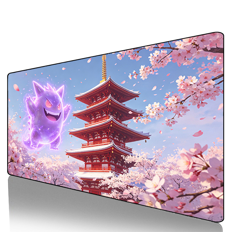 Mouse Pad Gengar Sakura Pagoda - Cool Tablet Accessories ulasan dan harga