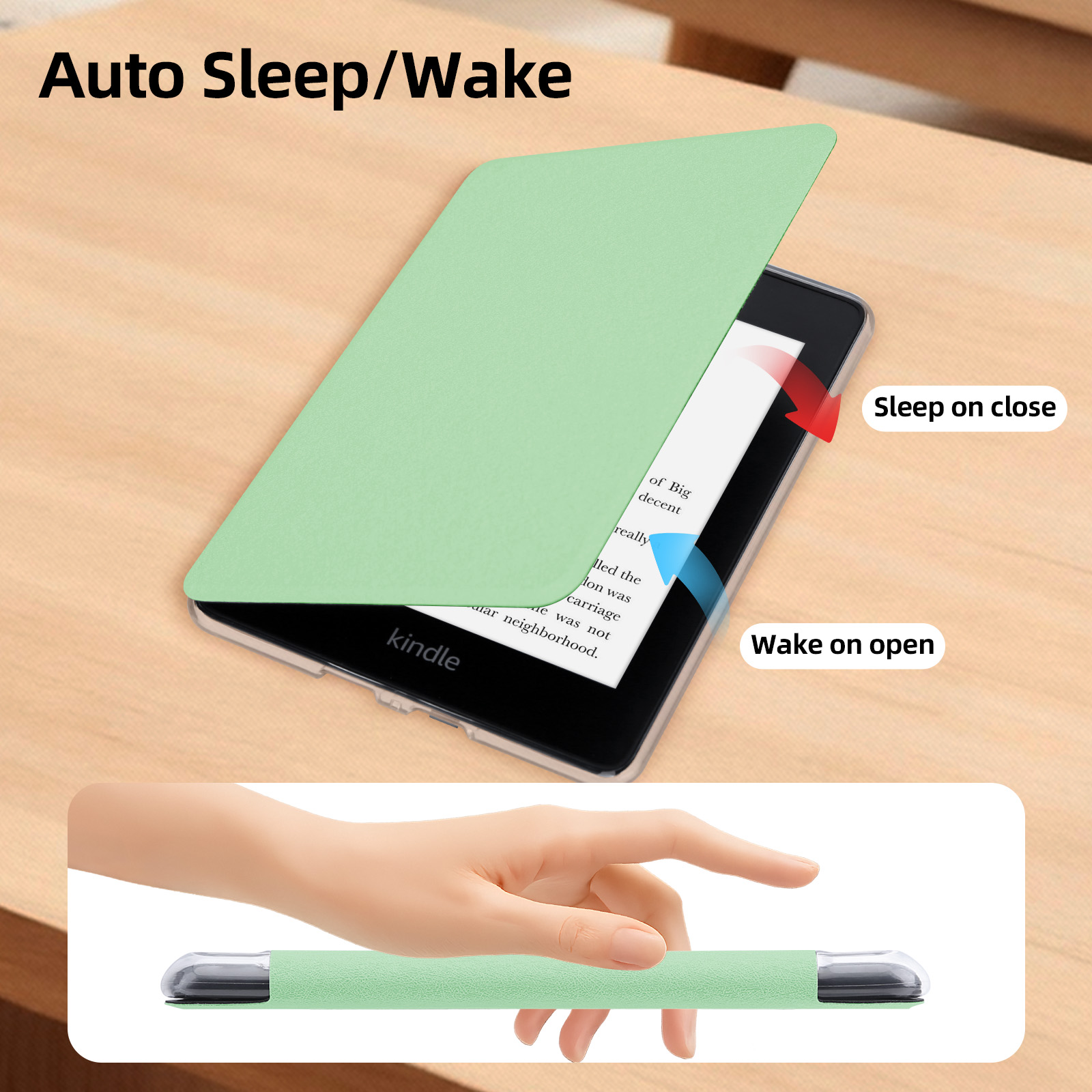 Acrylic Kindle Case with Hand  - Kindle Tablet Accessories ulasan dan harga
